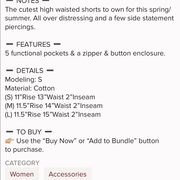 Cutoff shorts from @itselaine closet - Picture 5 of 5